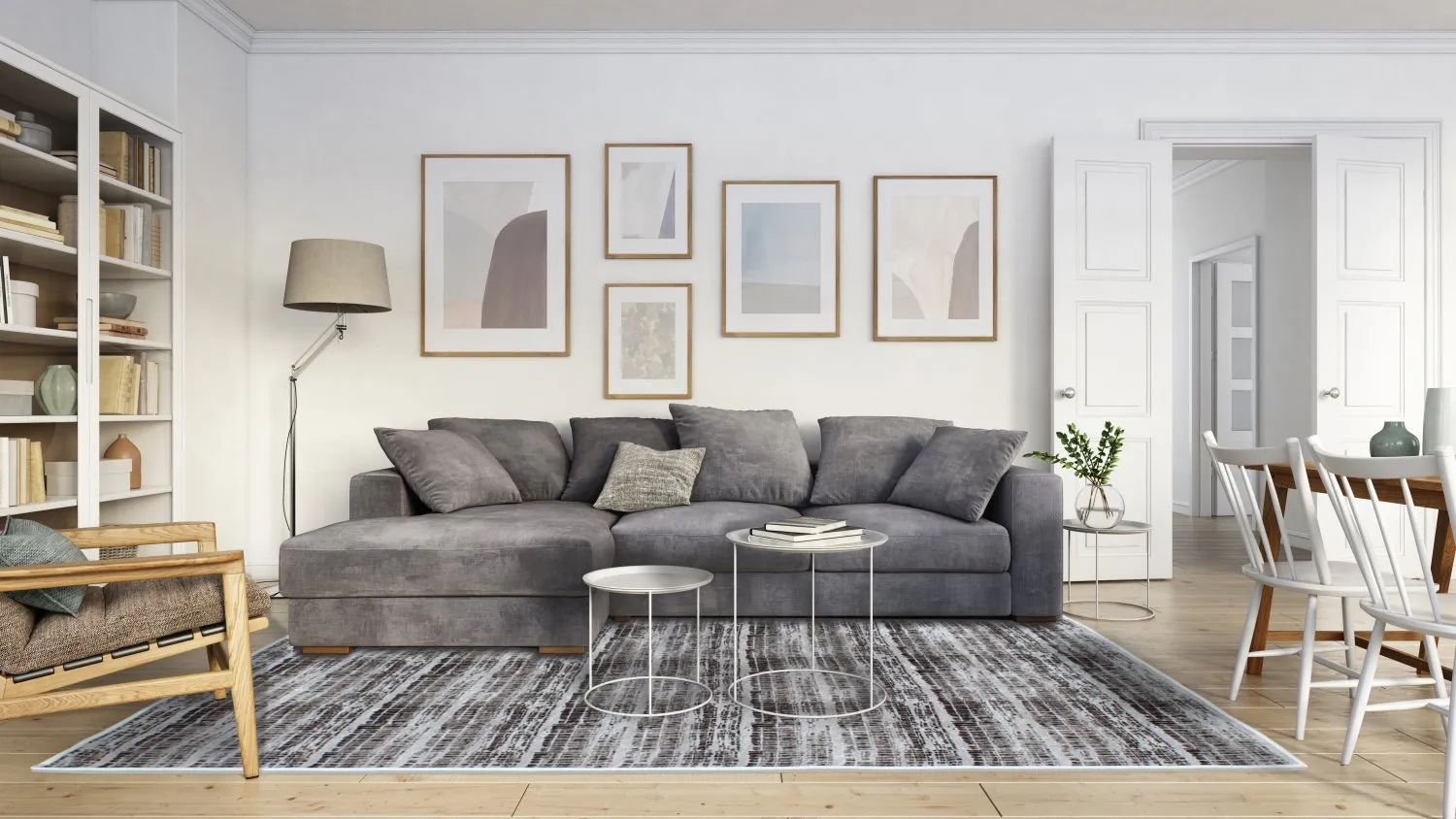 Koberec Wilton - Sabha (šedá)