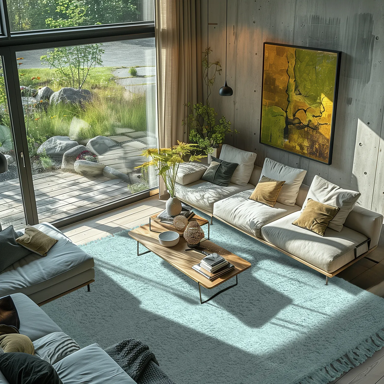 Koberce s dlhým vlasom - Alba Natural Cotton Shaggy (tyrkysová)