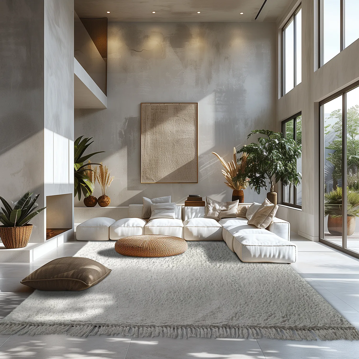 Koberce s dlhým vlasom - Alba Natural Cotton Shaggy (biela)