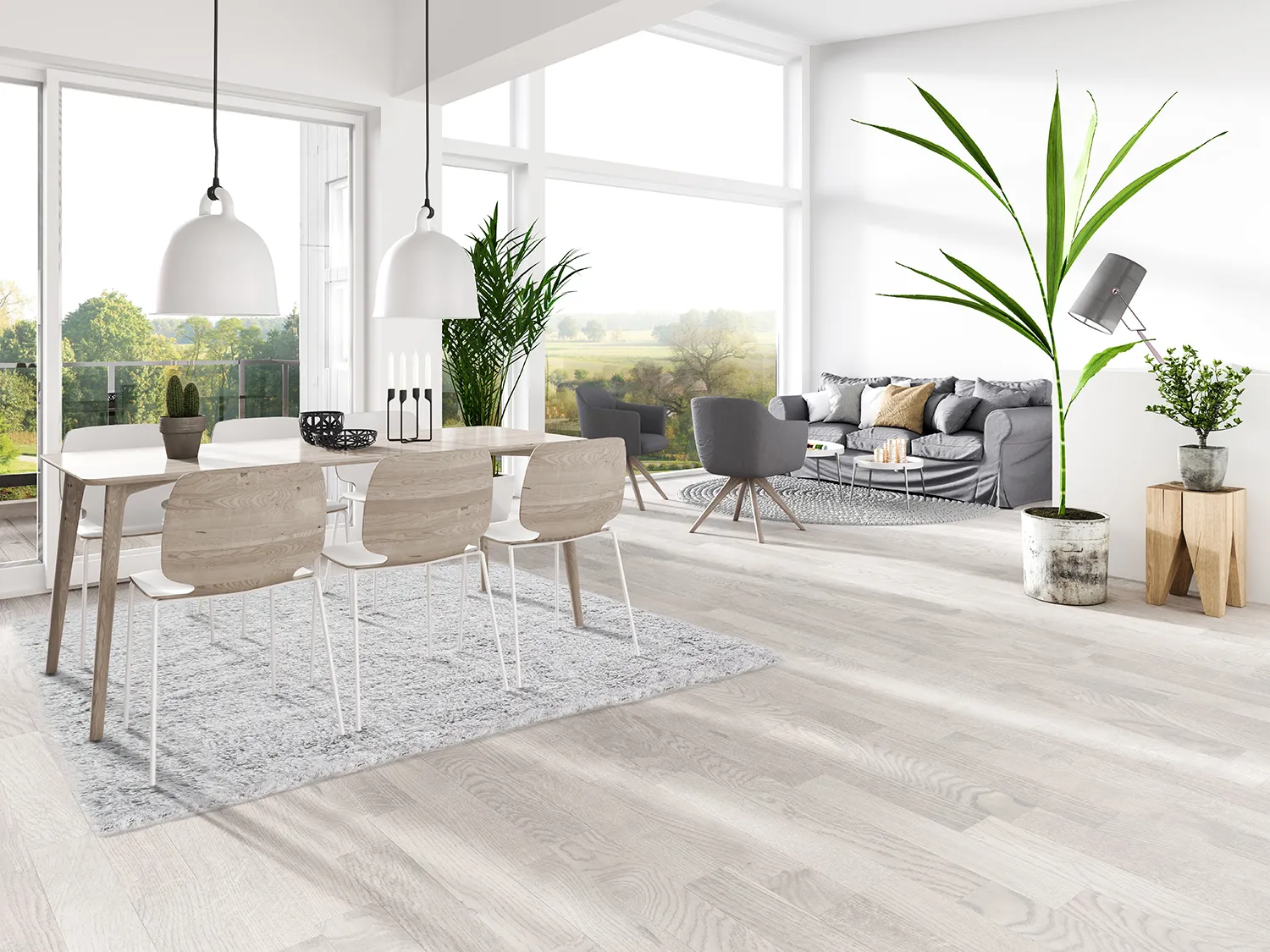 Kruhové koberce - Antuco (šedá)