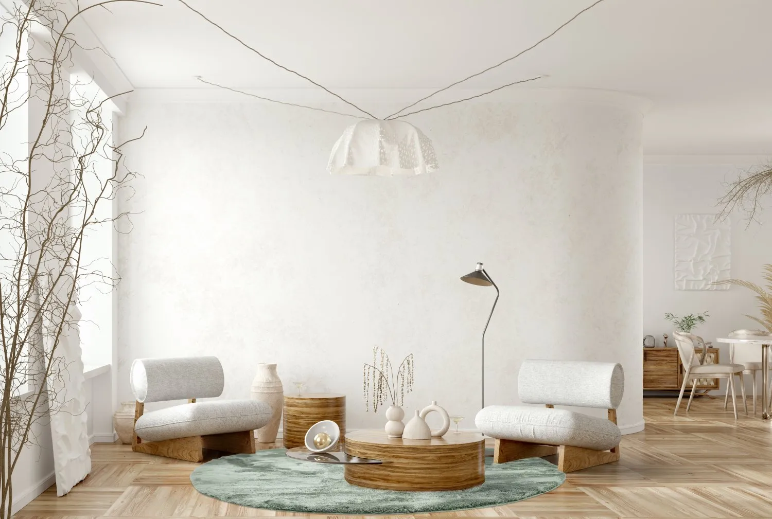 Koberce okrúhle - Aranga Super Soft Fur (zelená)