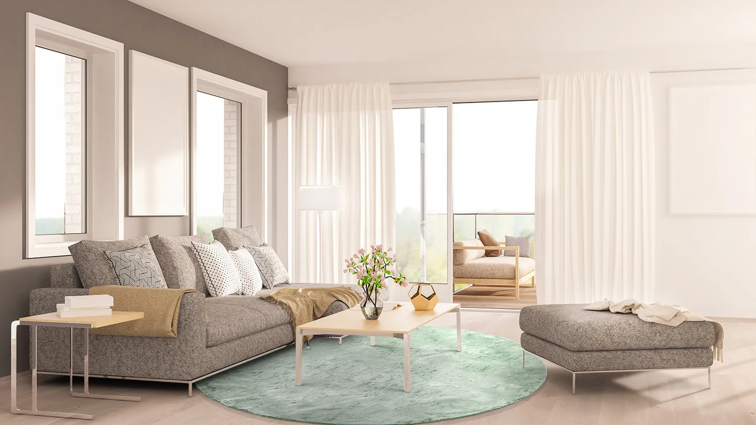 Koberce okrúhle - Aranga Super Soft Fur (zelená)