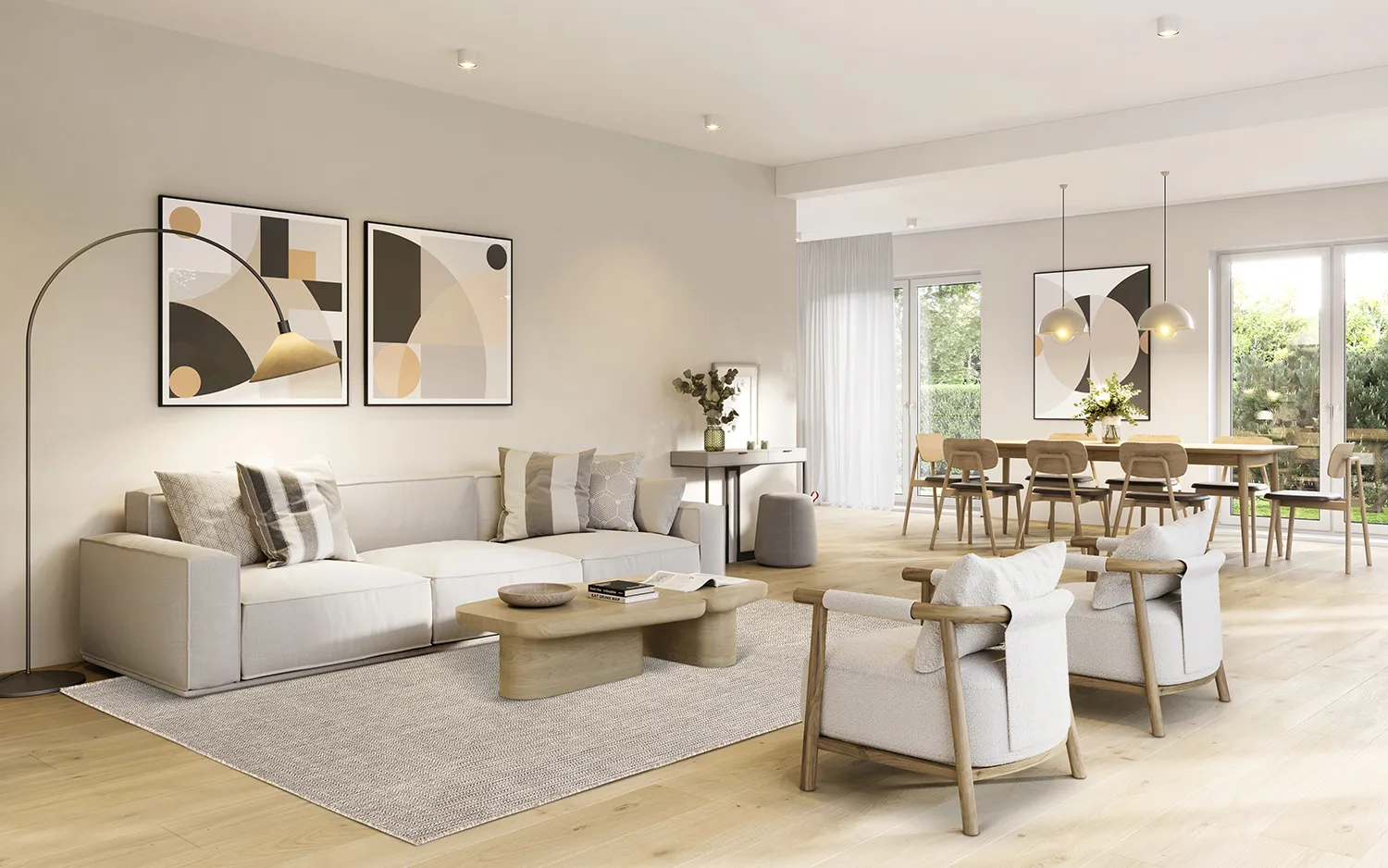 Koberec pre interiér a exteriér - Arlo (béžový)