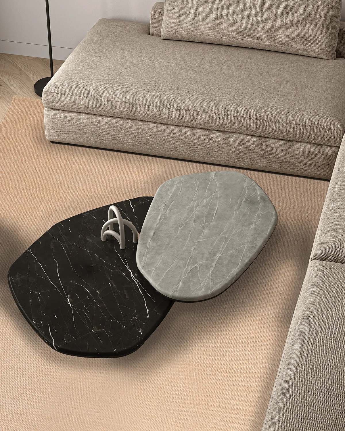 Bavlnený koberec - Billie (béžový)