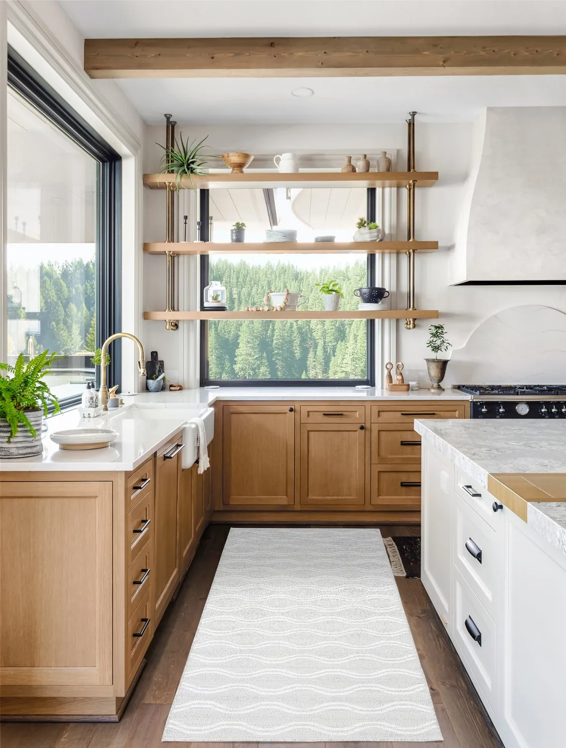 Plastové koberce - Camden (šedá/biela)