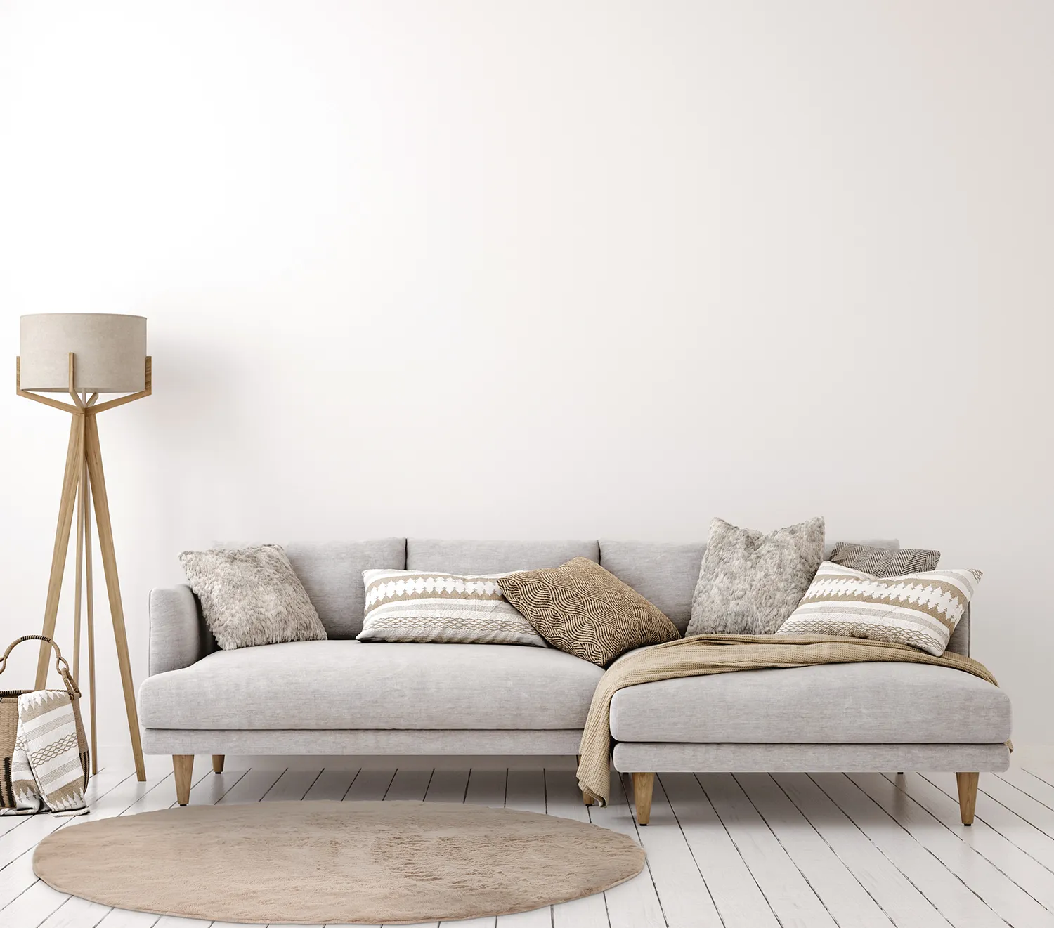 Kruhové koberce - Cloud Super Soft (taupe)