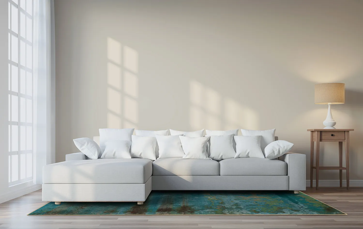 Koberec Wilton - Domont (tyrkysová)