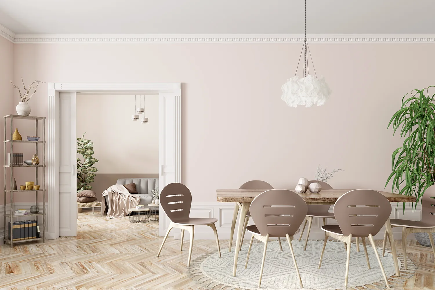 Kruhový koberec - Dover (offwhite)