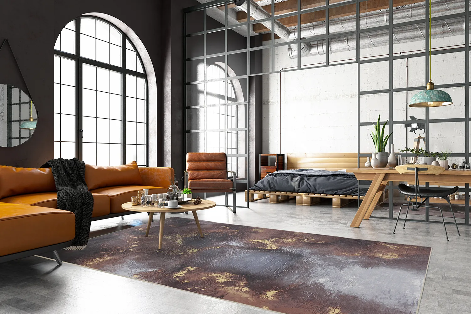 Wilton koberec - Sanza (šedá/multicolor)