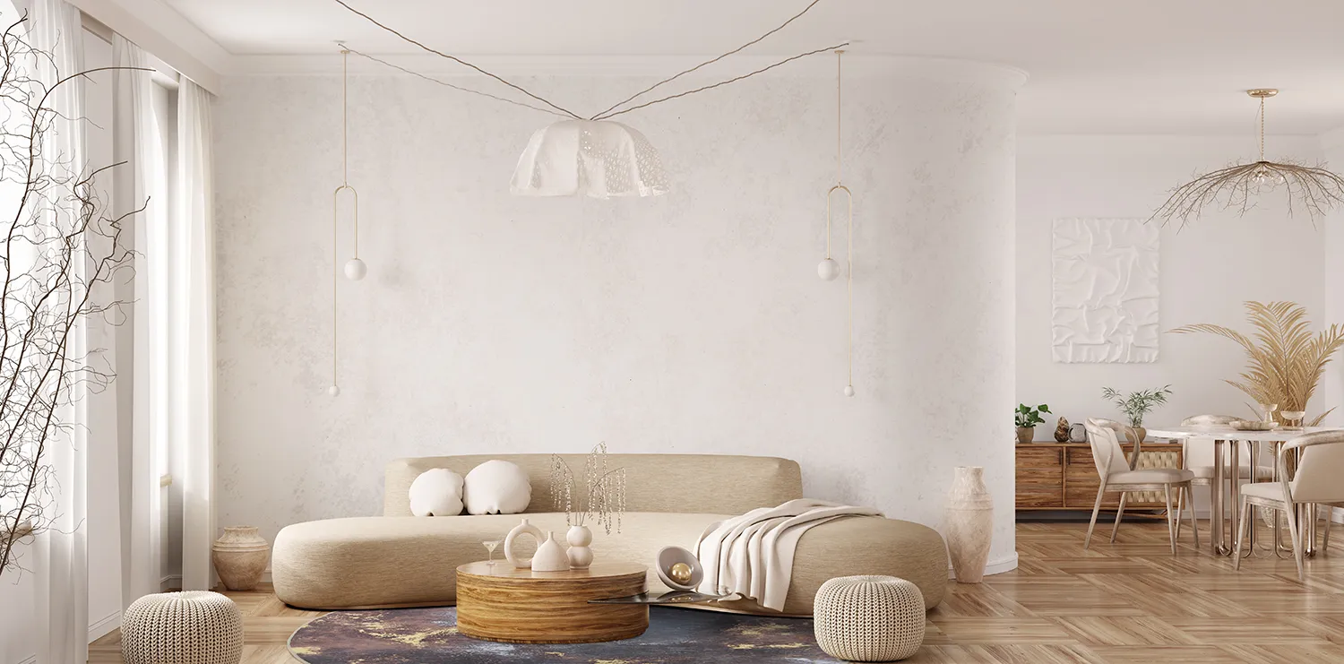 Kruhový koberec - Sanza (šedá/multicolor)