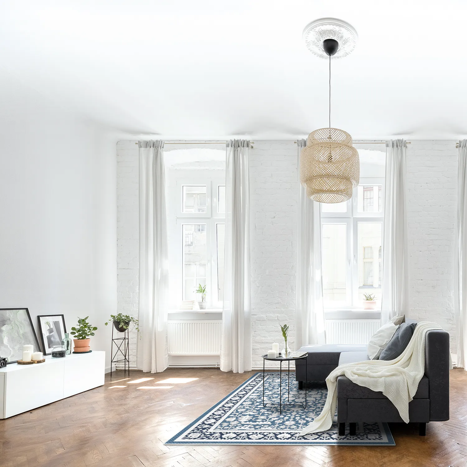 Koberec Wilton - Ember (modrá)