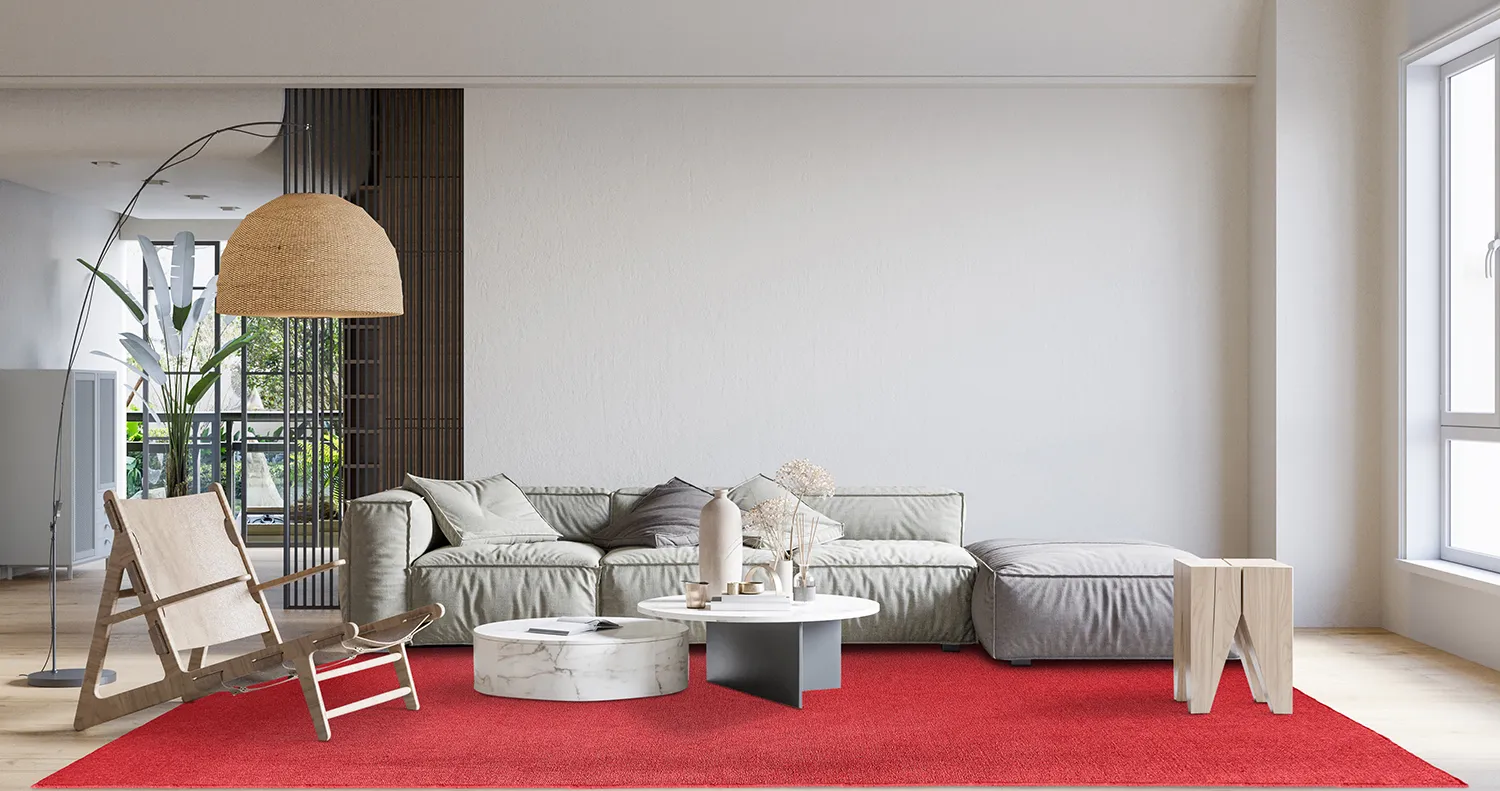 Vlnený koberec - Hamilton (Flame Scarlet)