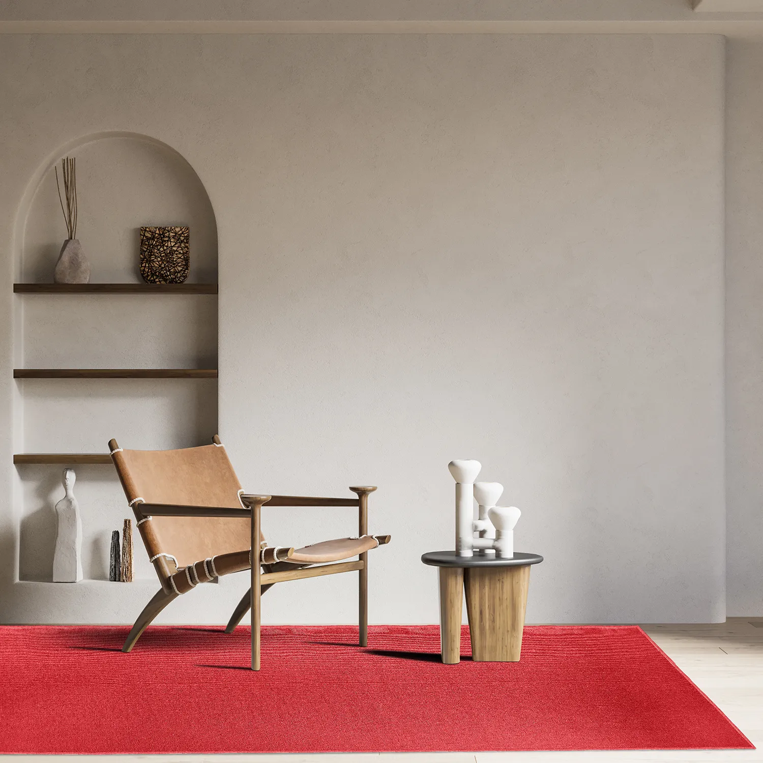 Vlnený koberec - Hamilton (Flame Scarlet)