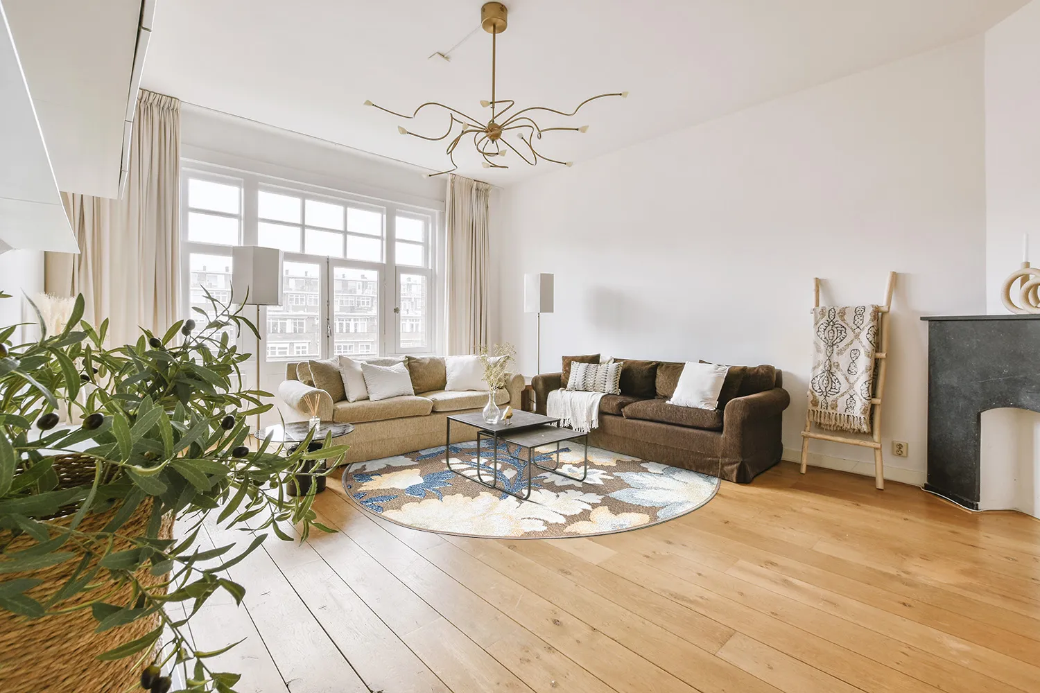 Kruhový koberec - Indoor/Outdoor Lucca (multi)