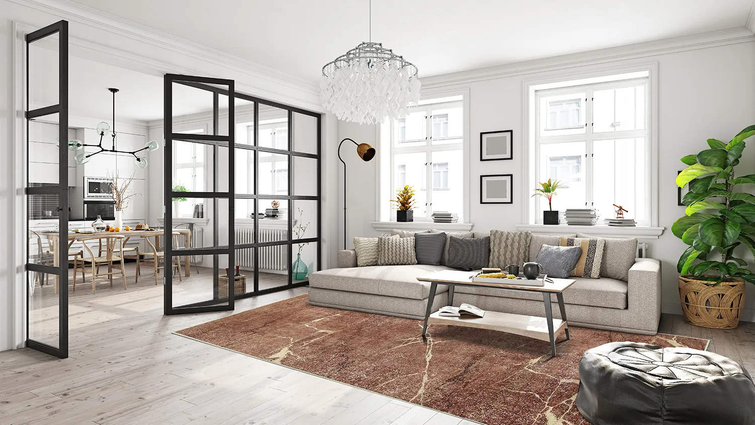 Koberec Wilton - Nara (hnedá/zlatá)