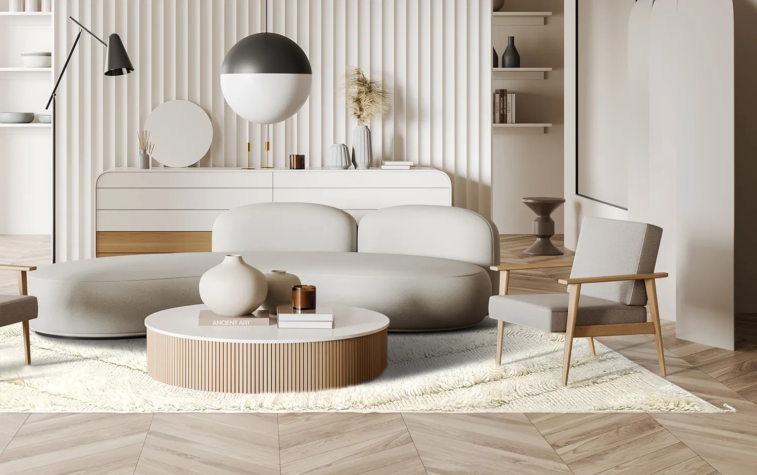 Koberec z vlny - Jolie (offwhite)