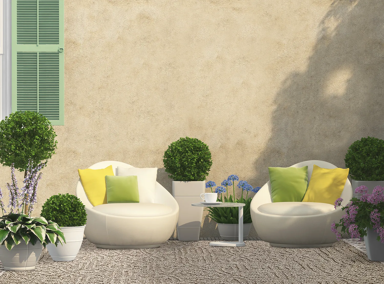 Shaggy - Indoor/Outdoor Dorotea (béžový)