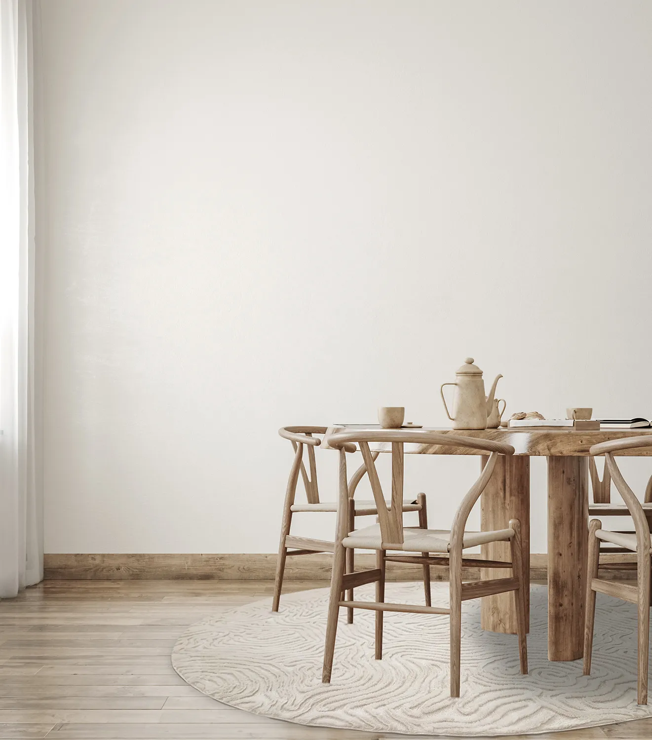 Kolo koberce - Amora (offwhite)