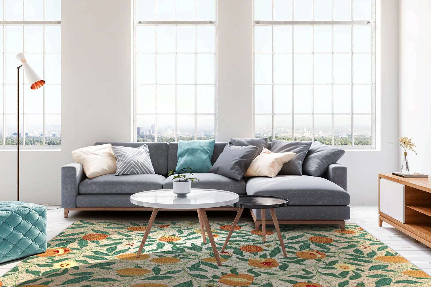 Koberec Wilton - Cosette (oranžová/multi)