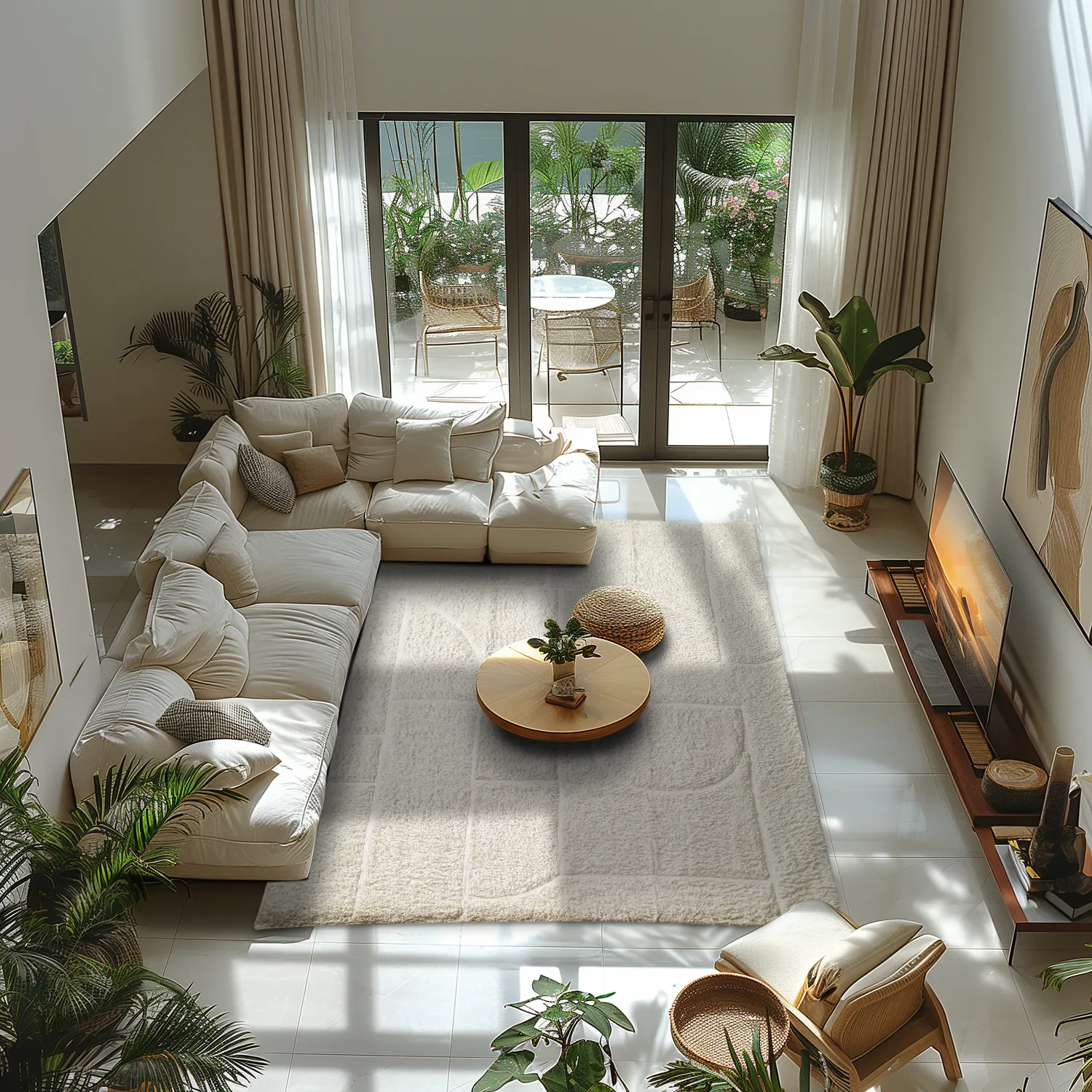 Koberce s dlhým vlasom - Cremona Natural Cotton Shaggy (offwhite)