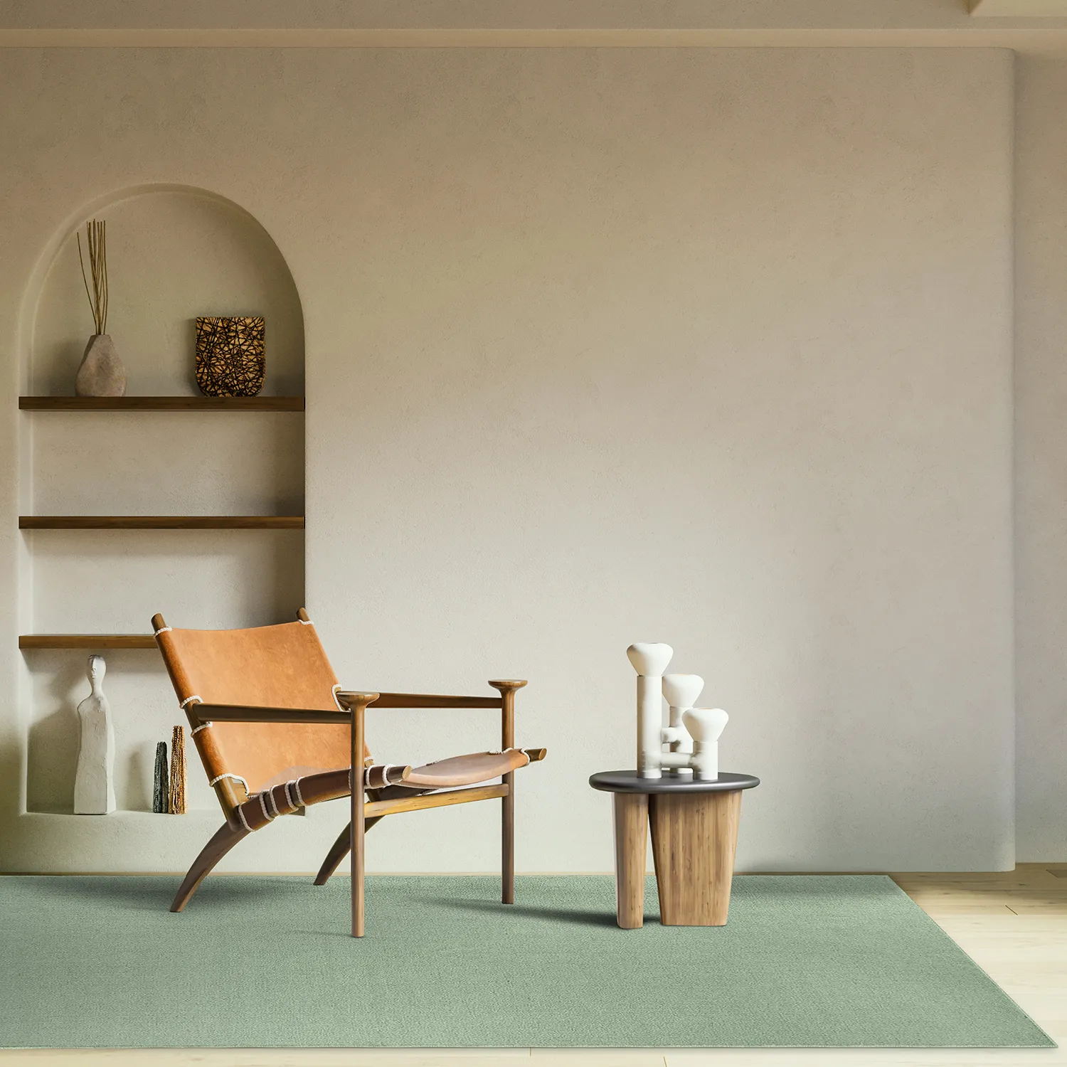 Vlnený koberec - Hamilton (zelený)