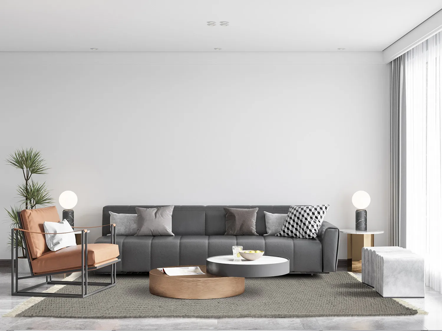 Vlnený koberec - Cartmel (šedý)