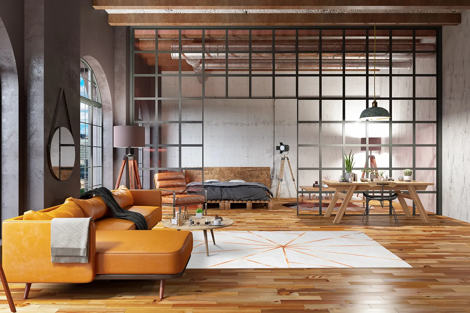 Koberec Wilton - Bellizzi (offwhite/oranžová)