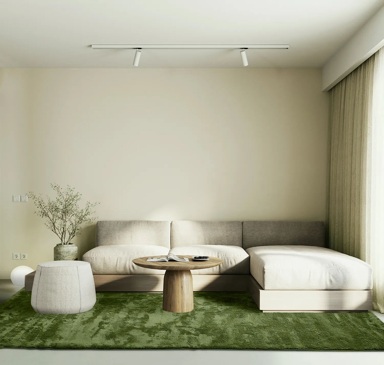 Koberce s chlupatým povrchom - Aranga Super Soft Fur (olivová)