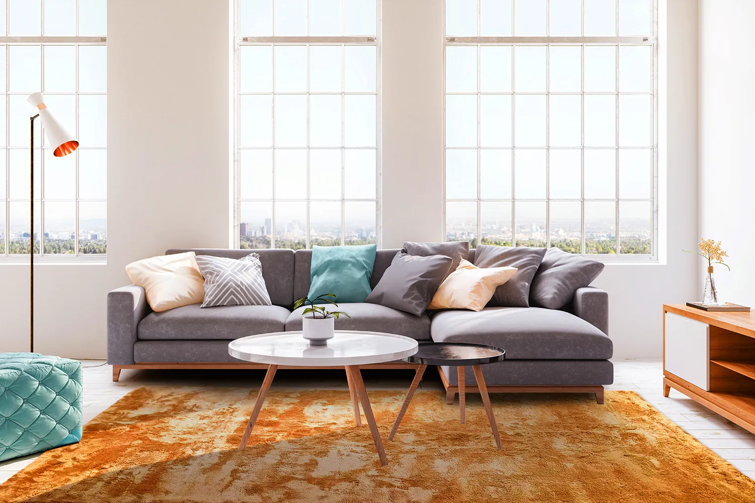 Koberce s dlhým vlasom - Aranga Super Soft Fur (oranžová)