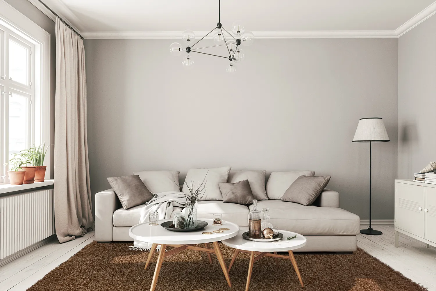 Hrejivé rohože - Zoe (hnedá)