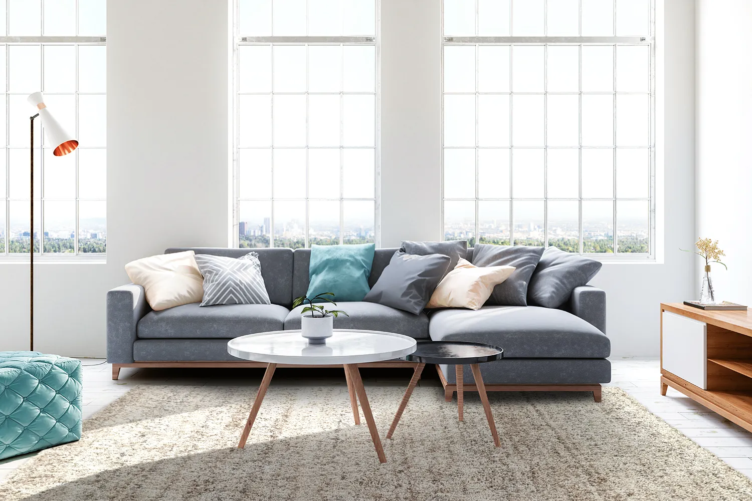 Koberce s dlhým vlasom - Carl (béžový)