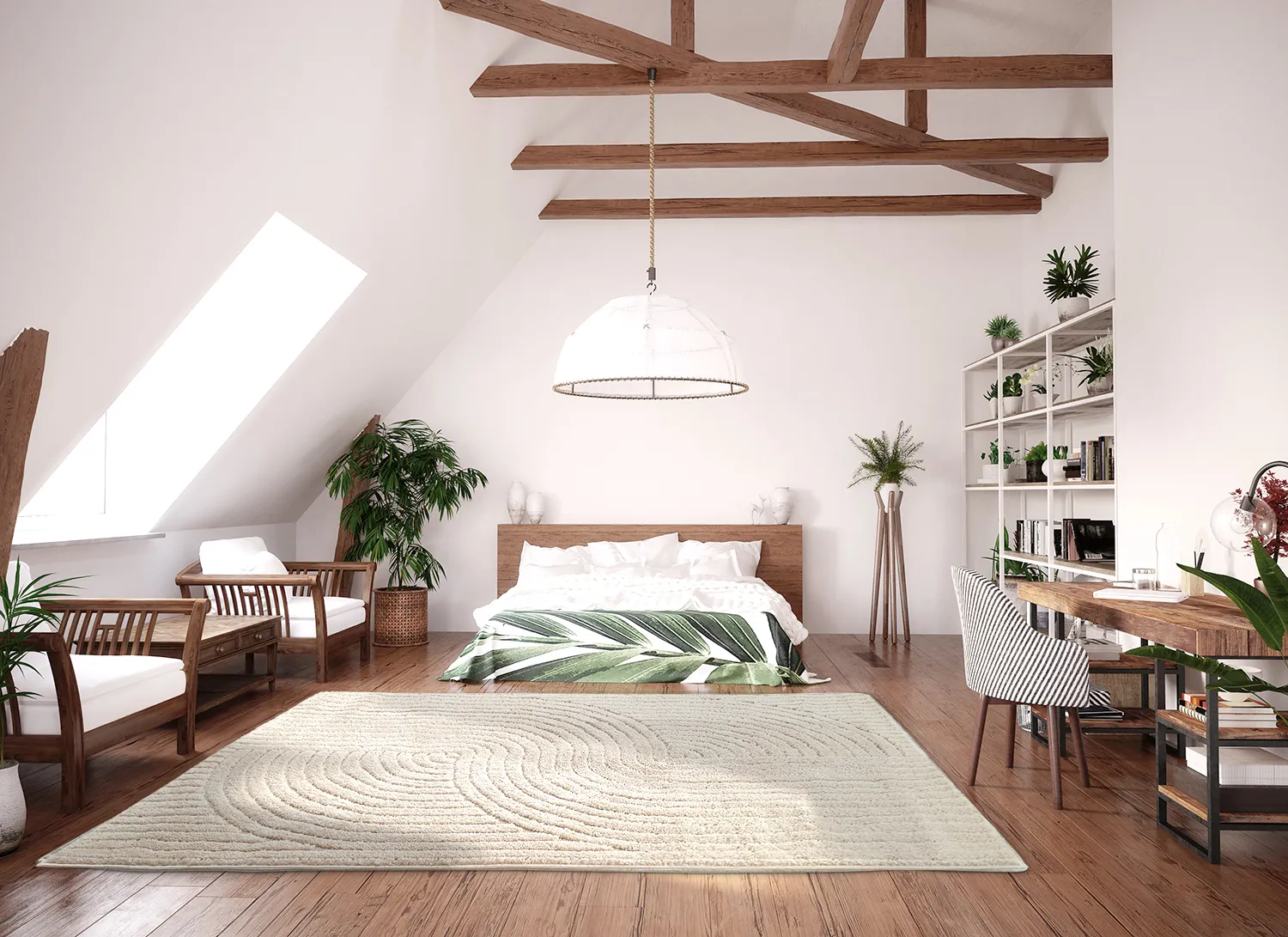 Koberce s chlpatým povrchom - Wendy (offwhite)