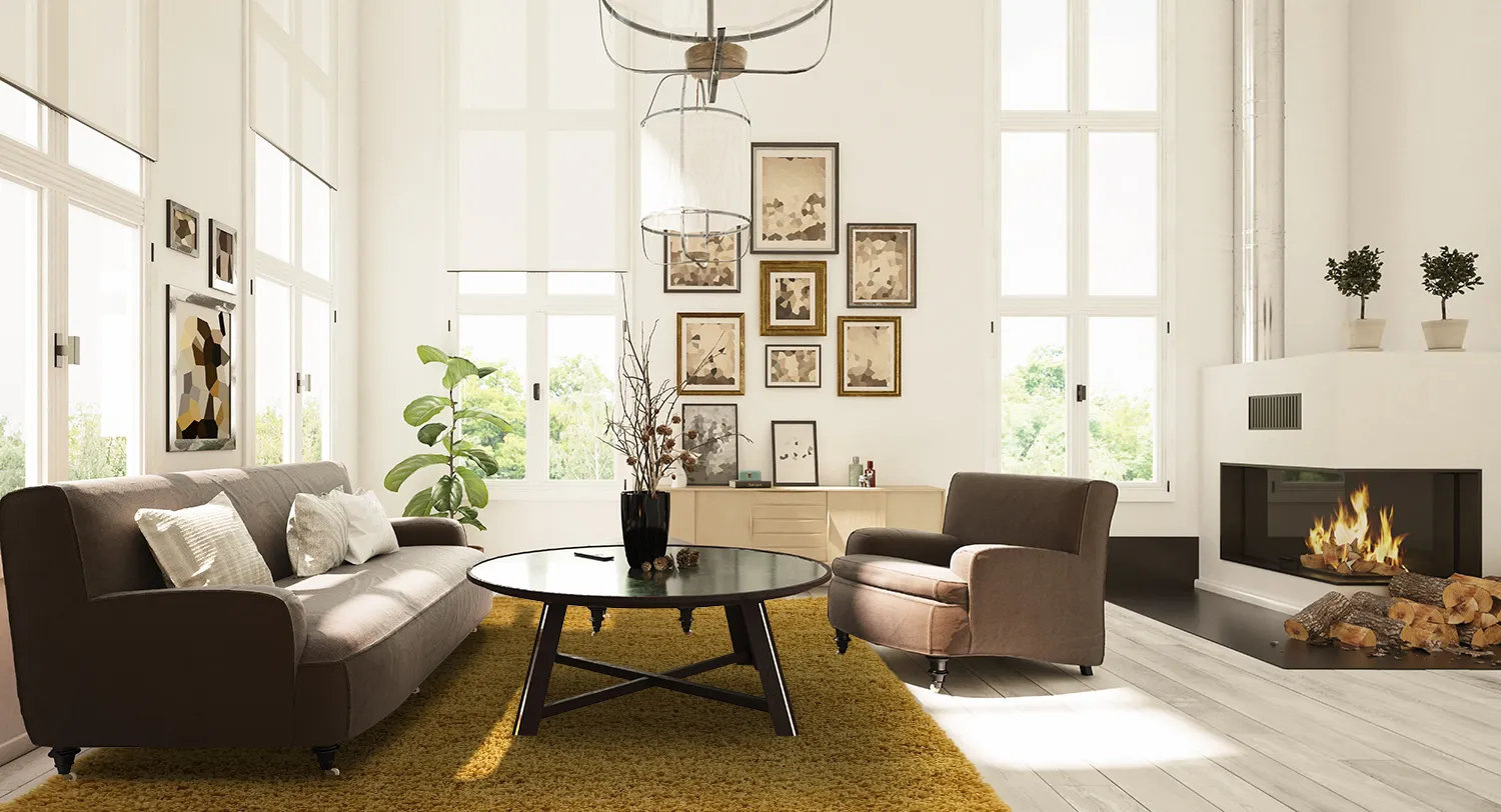 Koberce s dlhým vlasom - Zoe (okrová)