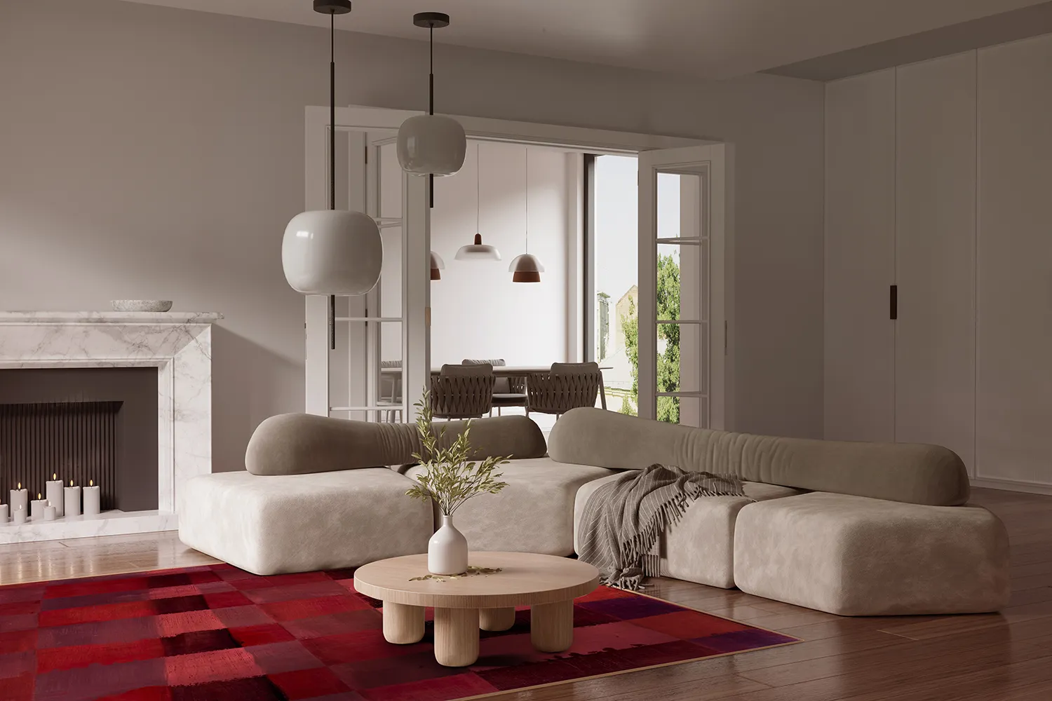 Koberec Wilton - Samadet (červený)