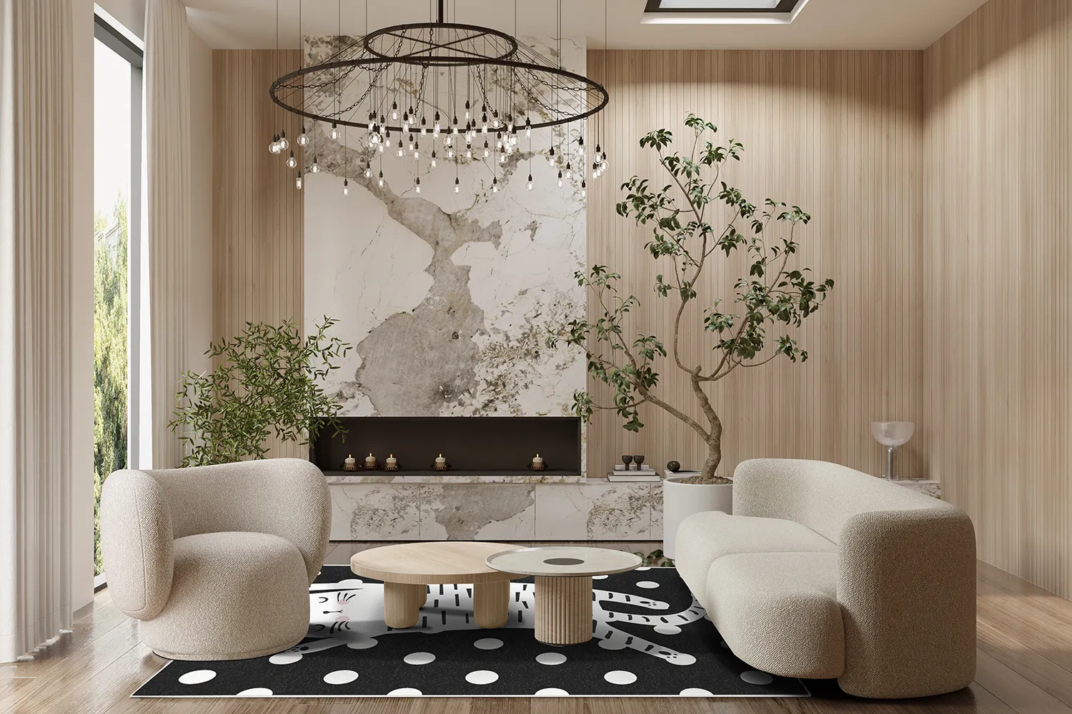 Detská rohož - Sleepy Kitten (multi)