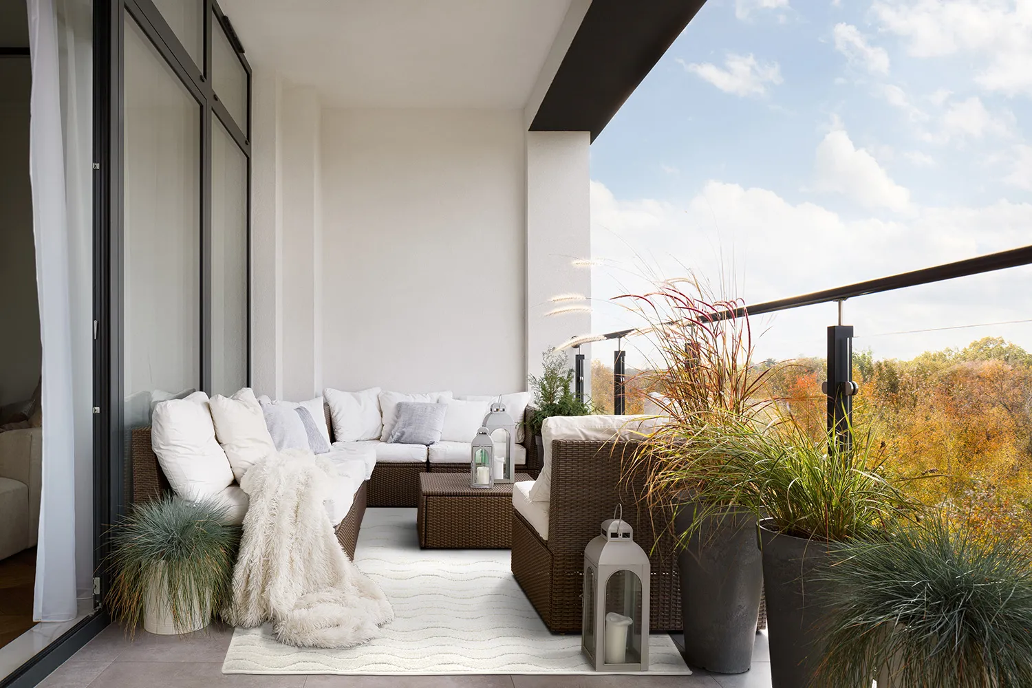 Shaggy Indoor-Outdoor - Baltimore (krémový)