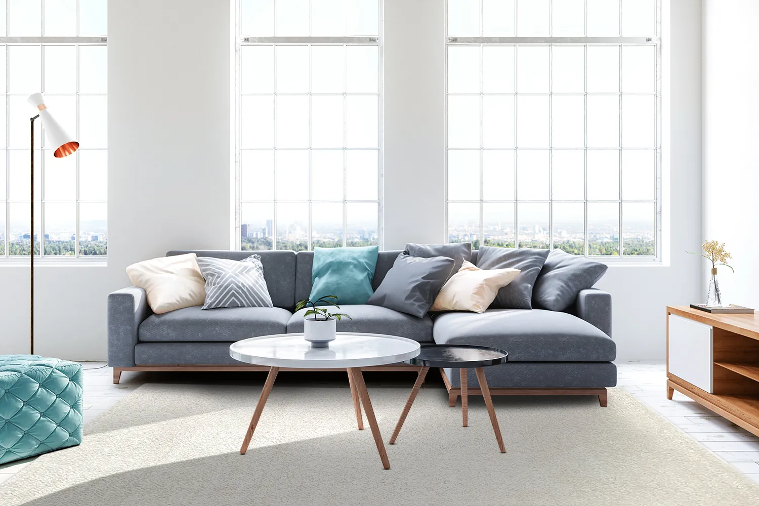 Shaggy Indoor-Outdoor - Baldwin (krémová)