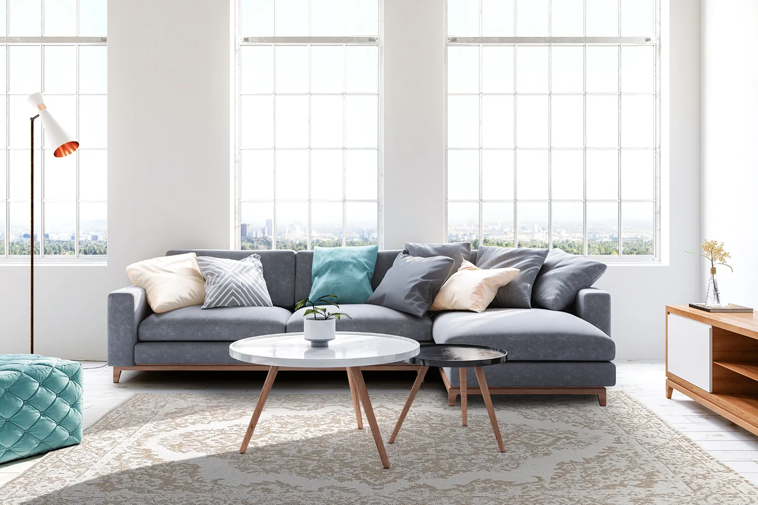 Koberec na vnútorné a vonkajšie použitie - Boyd (béžový)