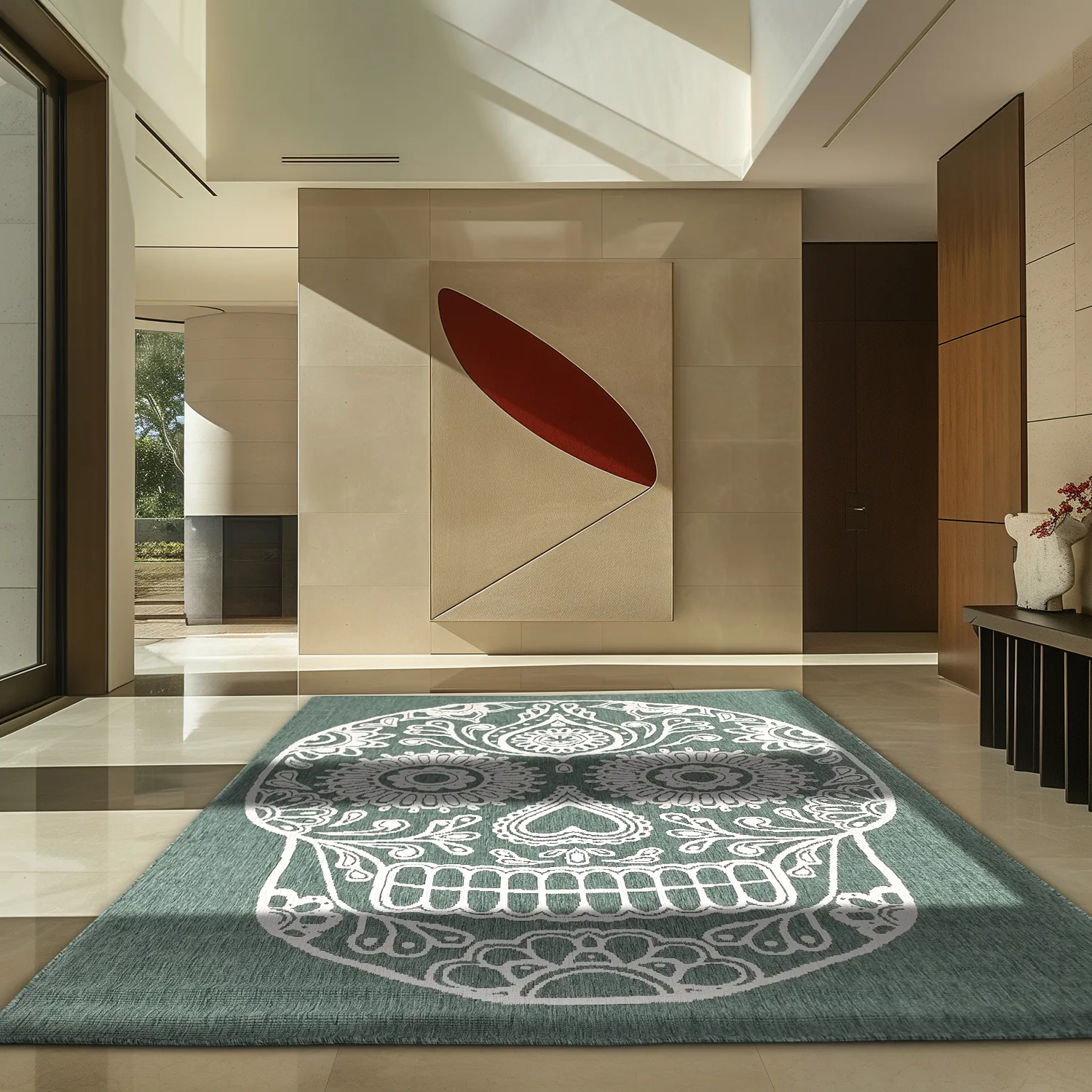 Koberec na vnútorné a vonkajšie použitie - Raylan (zelený)