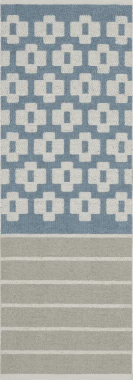 Plastové koberce - Horredsmattan Iris (modrá)