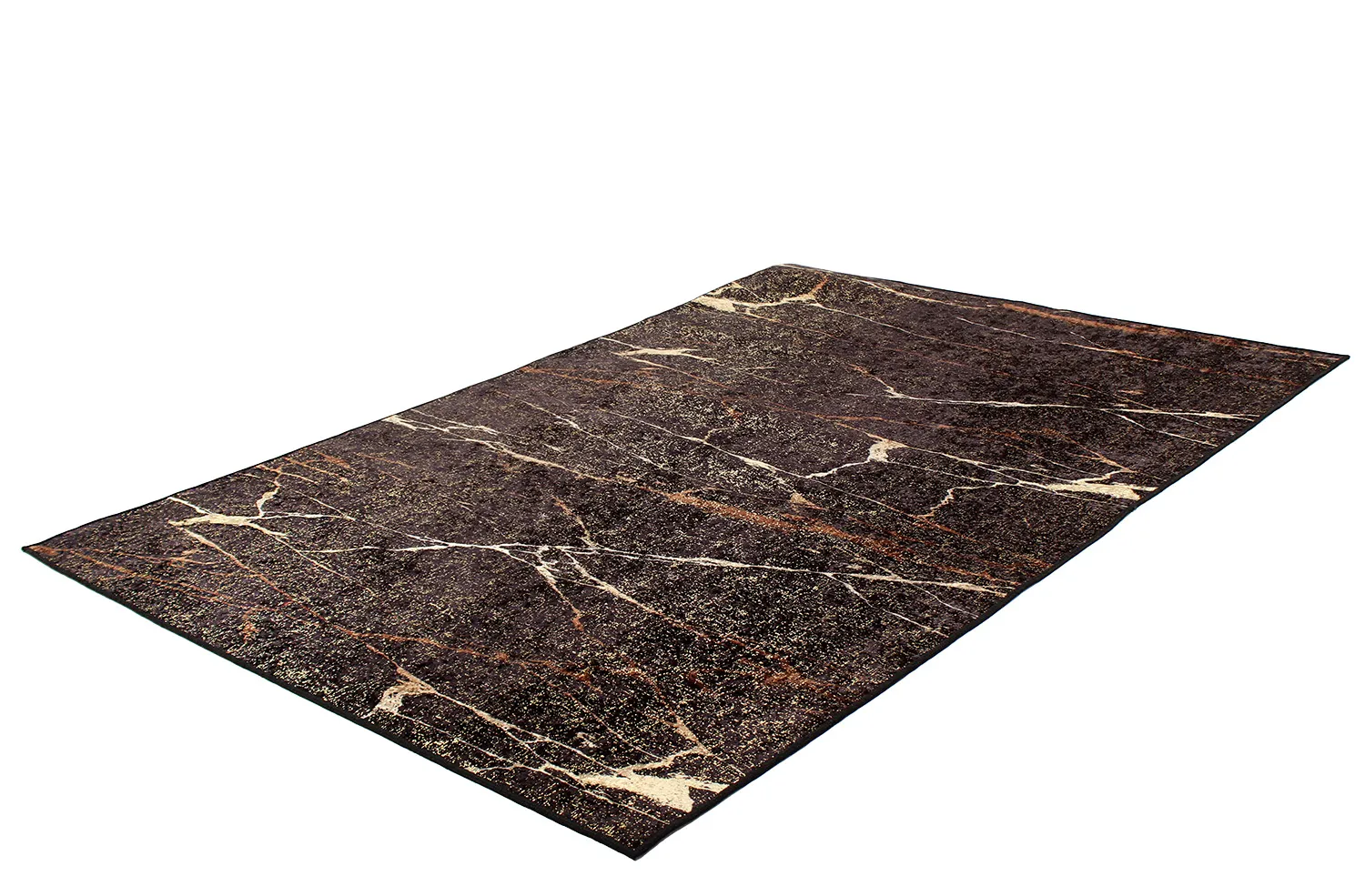 Koberec Wilton - Nara (čierna/zlatá)