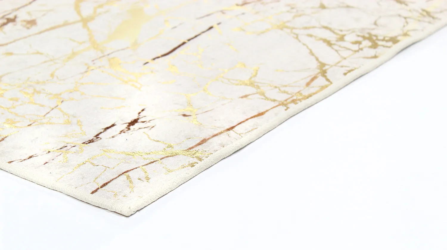 Koberec Wilton - Alden (offwhite/zlatá)