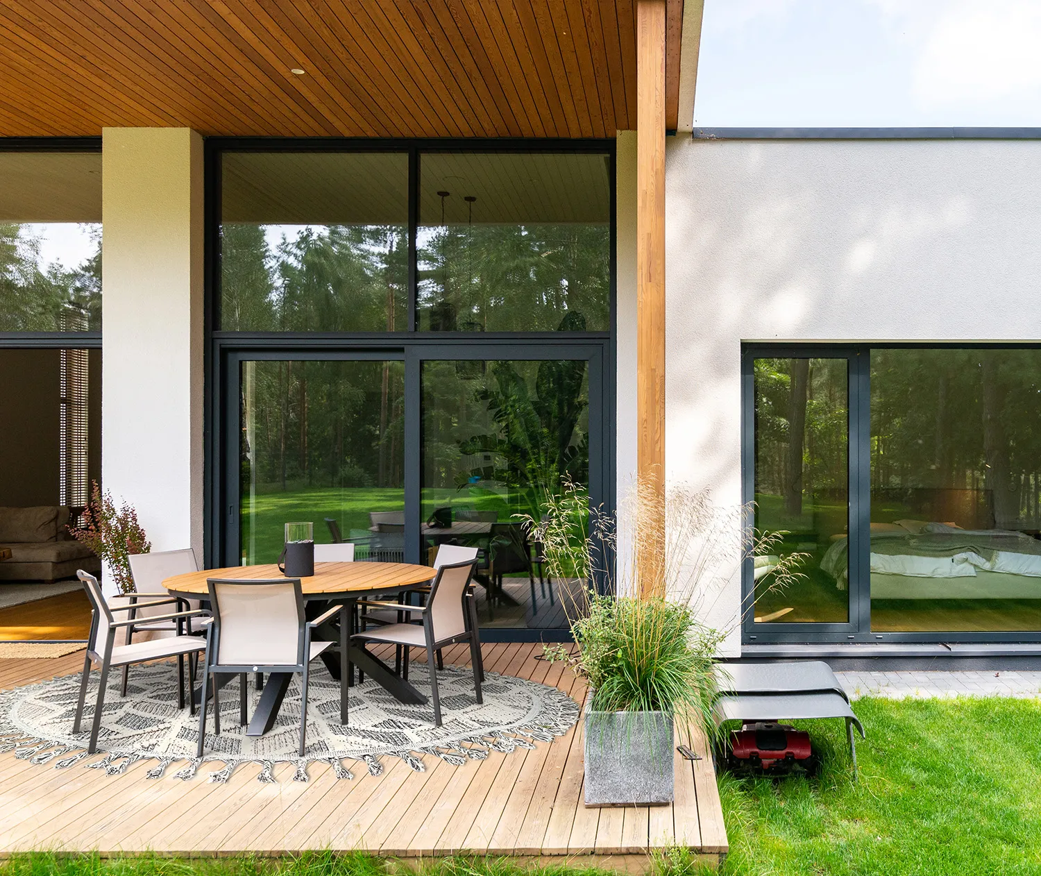 Kruhový koberec - Indoor/Outdoor Jena (multi)