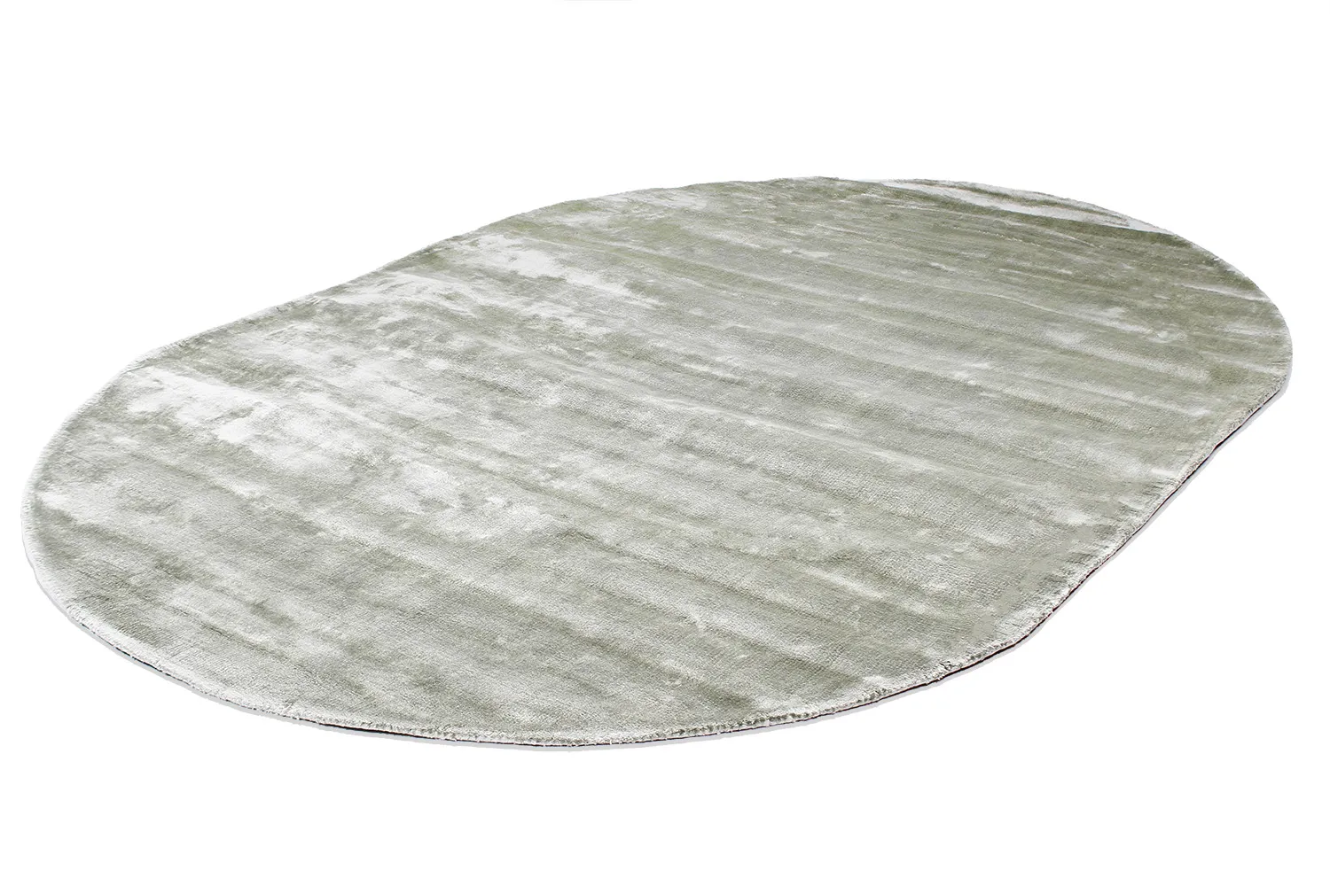 Oválny koberec z viskózy - Jodhpur Špeciálna Luxusná Edícia (zelená)