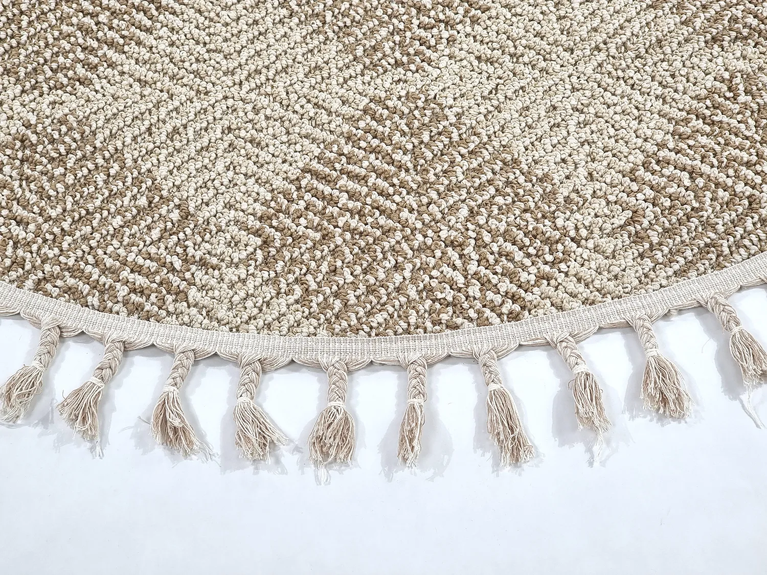 Kruhový koberec - Indoor/Outdoor Dakota (béžový)