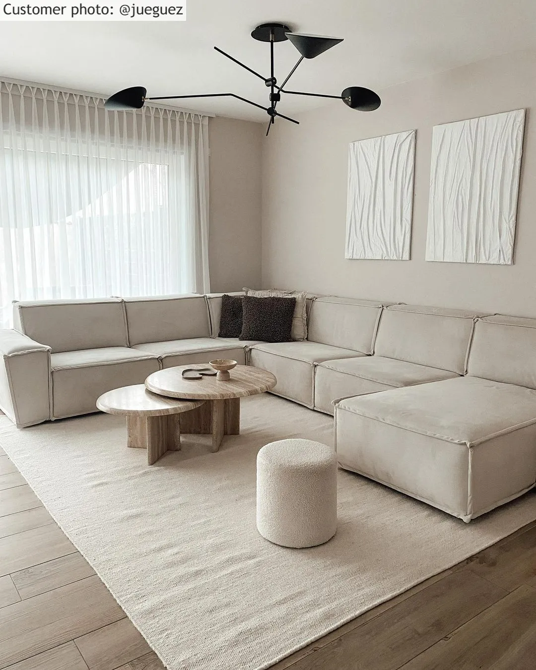 Vlnený koberec - Hamilton (biely)