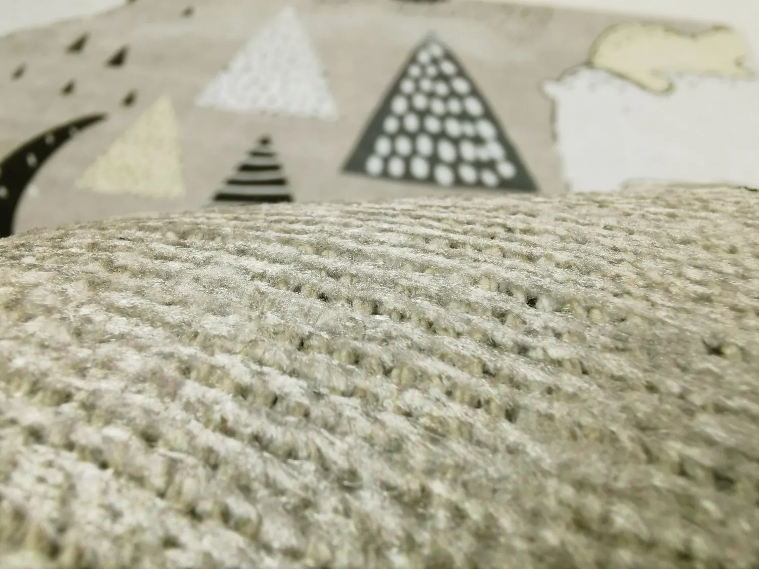 Detský koberec - Piggyback Ride (šedý)