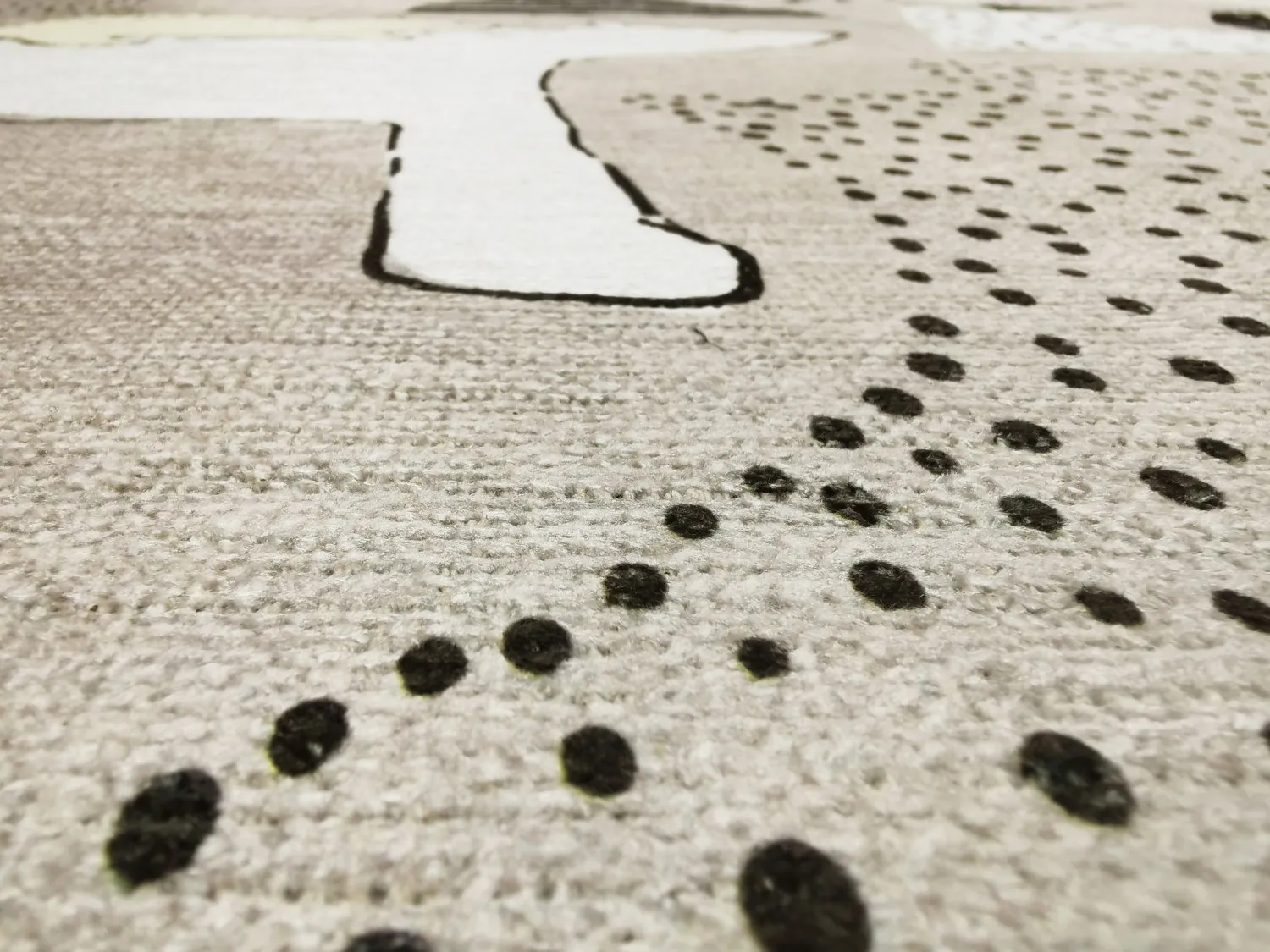 Detský koberec - Piggyback Ride (šedý)