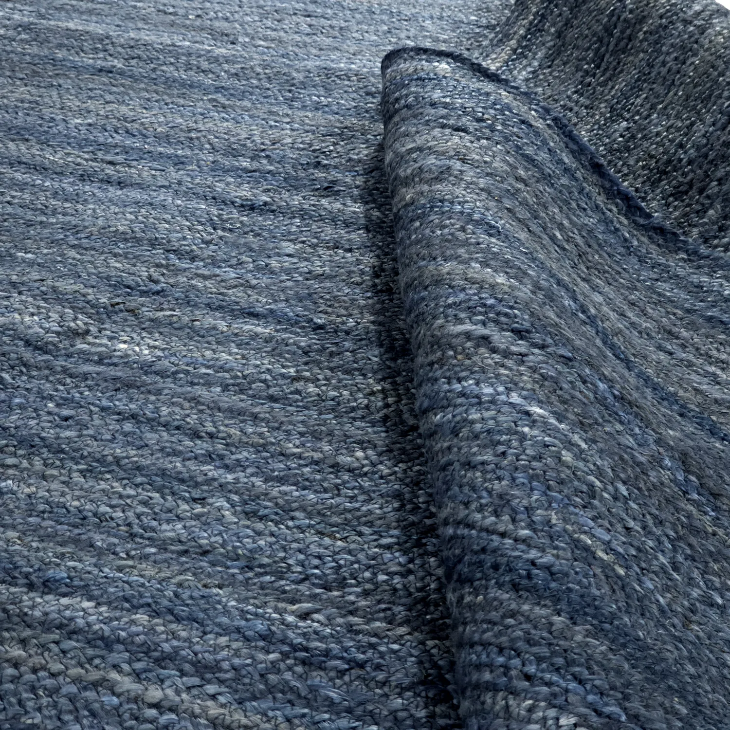 Jutový koberec - Amasia (modrý)