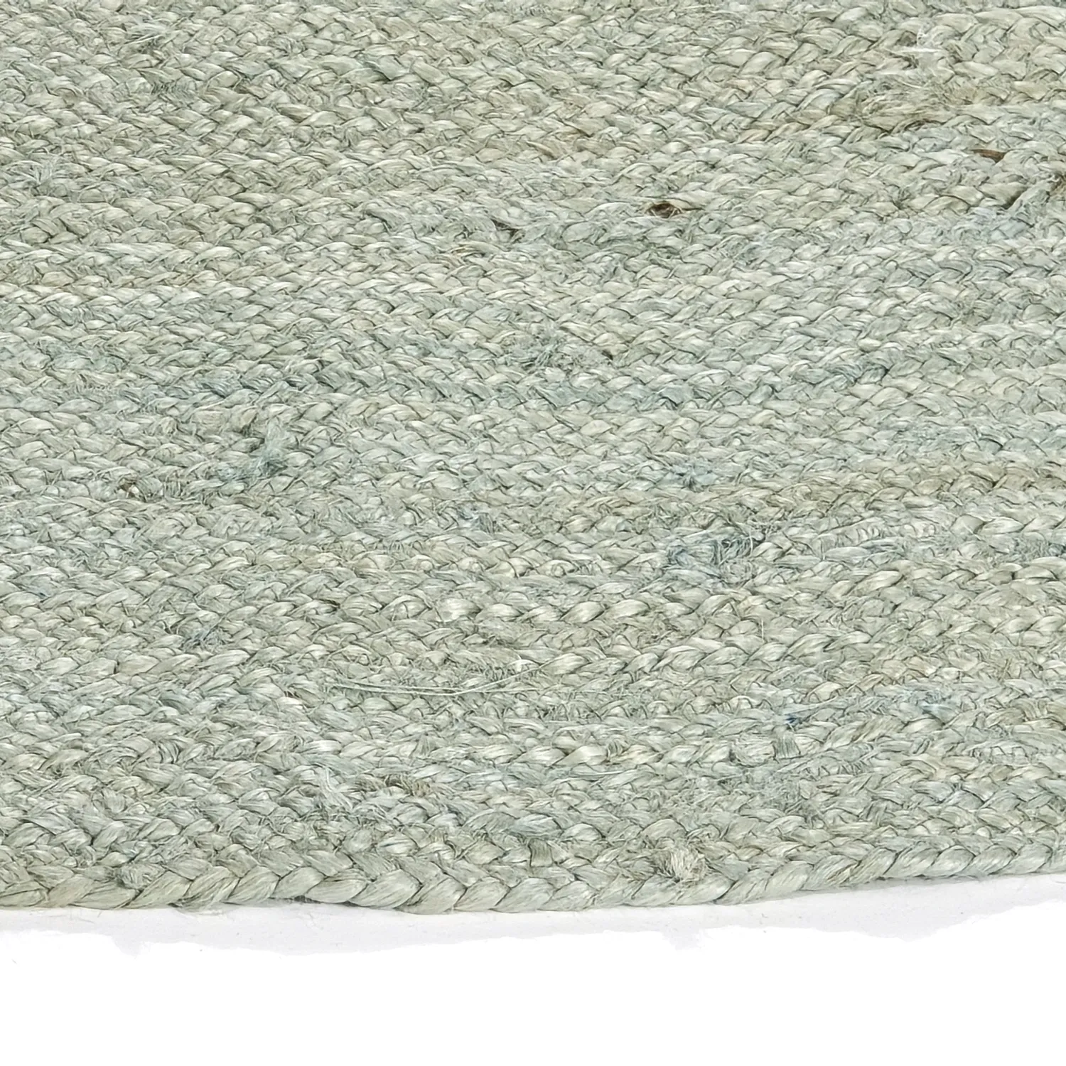 Kruhový jutový koberec - Amasia (šedý)